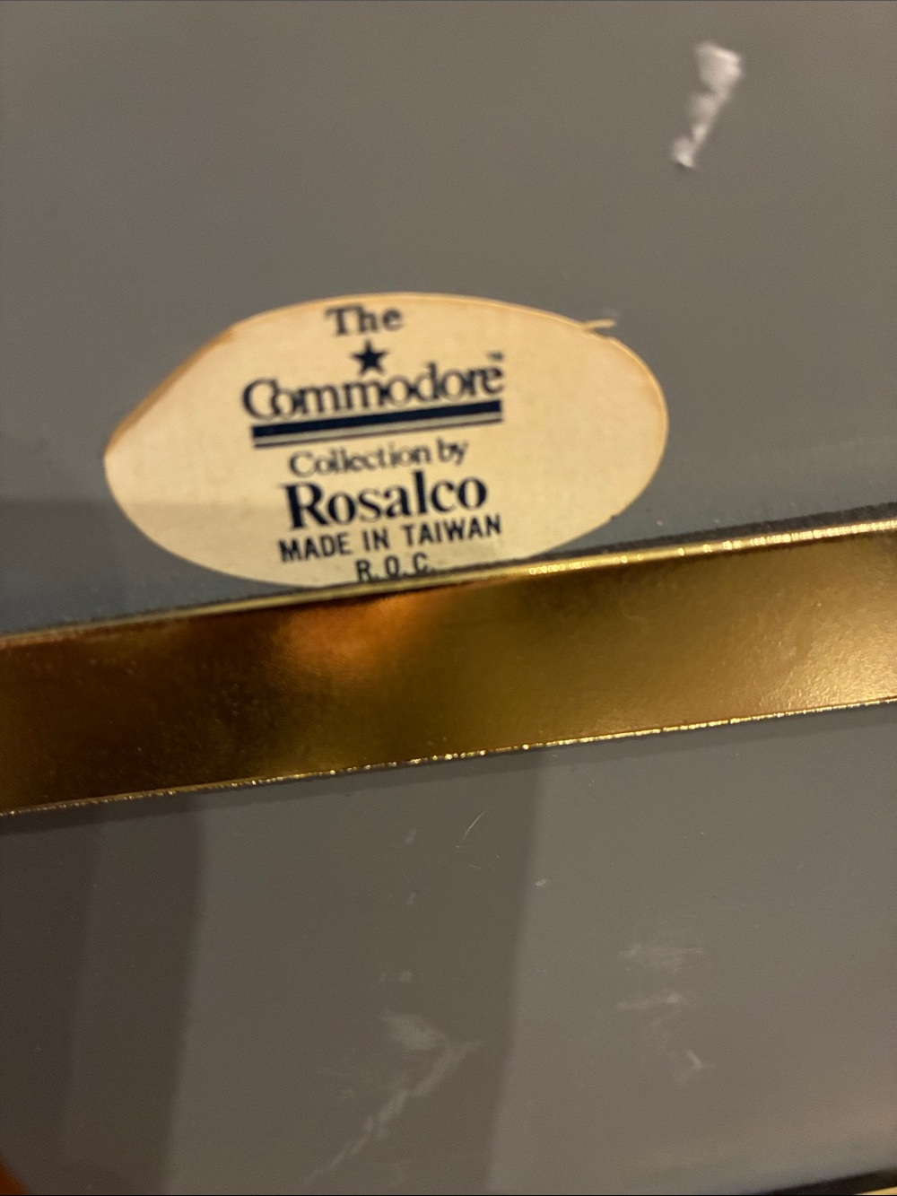 Brass Vanity Mirror Milo Baughman Style Vanity Top Decorative Brass Vintage EUC - Picture 5 of 13